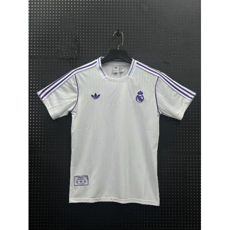 Real Madrid Estilo Retro Blanco Morado
