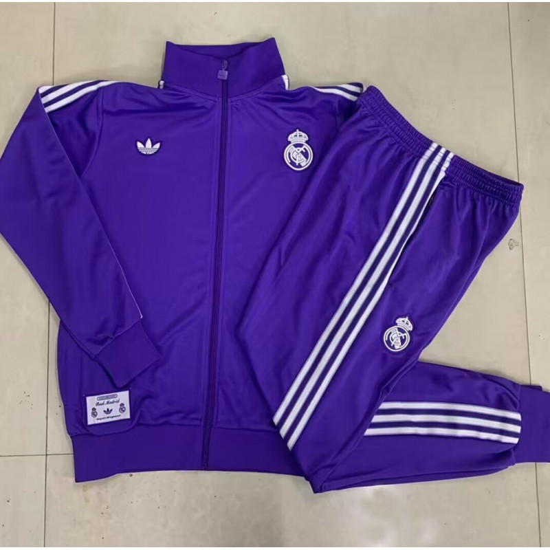 Real Madrid Chandal Morado Retro
