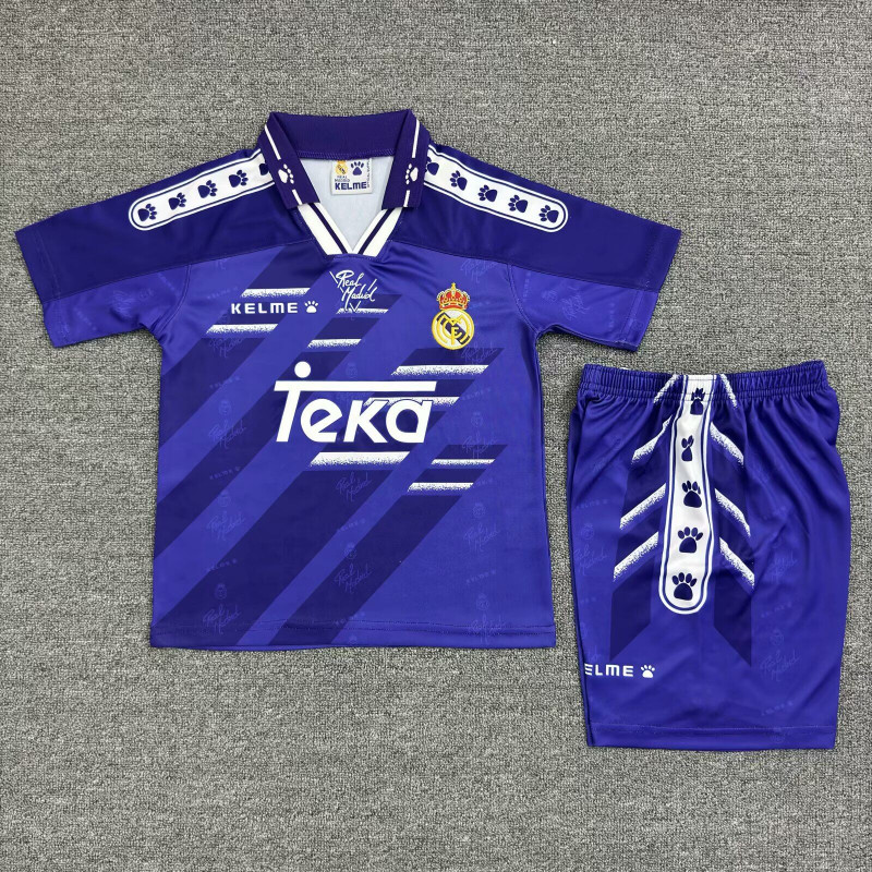 Real Madrid Retro KIT NIÑO Local 94-96 Real Madrid Retro KIT NIÑO Local 94-96