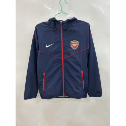 Arsenal Cortavientos Retro Azul Oscuro