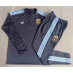 Argentina Chandal Entrenamiento Gris Oscuro 25-26