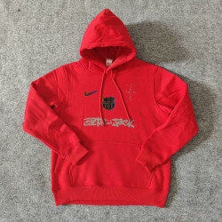Barcelona x Travis Scott Sudadera Roja