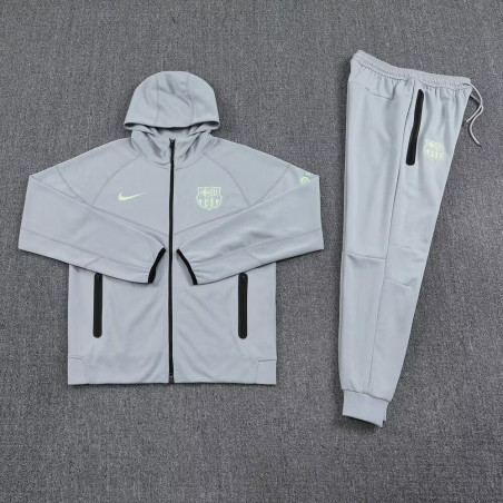 Barcelona Chandal Gris Con Capucha 2025
