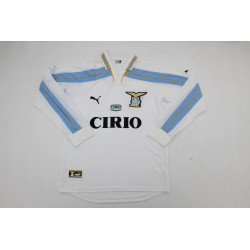 Lazio Retro Manga Larga Centenario Blanca 99-00