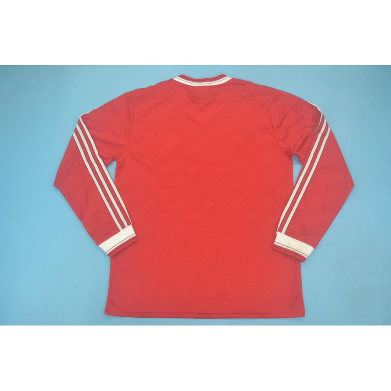 Manchester United Retro Manga Larga Local 86-88