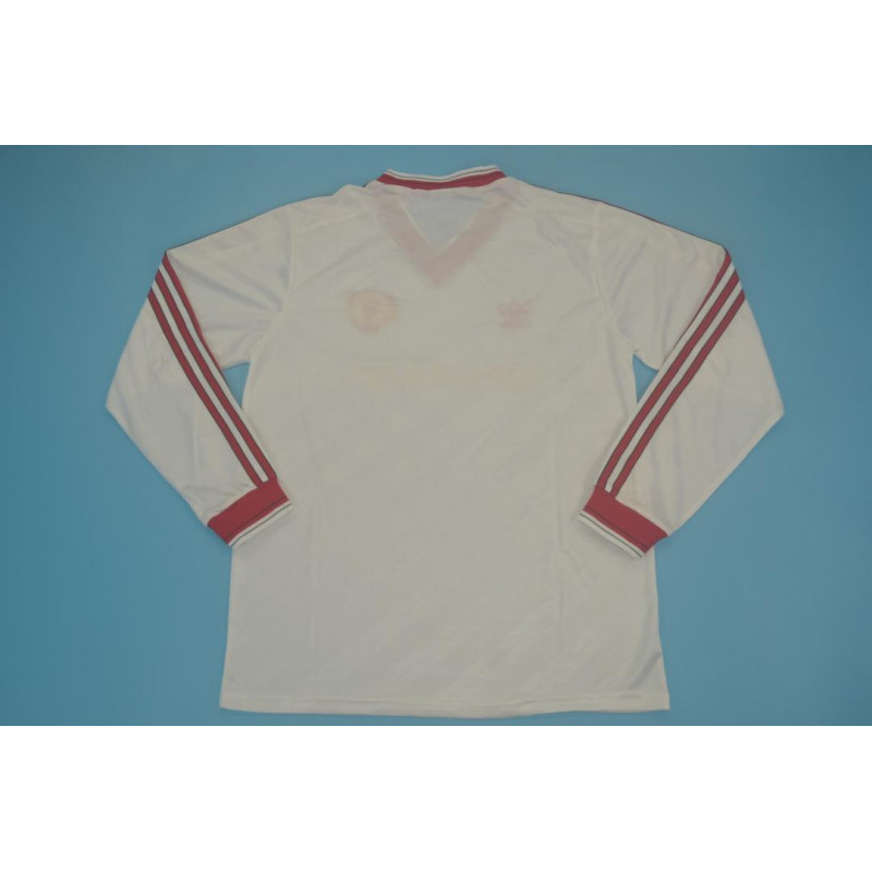 Manchester United Retro Manga Larga Visitante 86-88